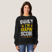 Stil Ik hou score Softball Scorekeeper 1 Trui (Voorkant volledig)