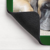 Stil, ik werk Mastiff Mousepad Muismat (Hoek)