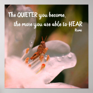 Stil Inspirerend Rumi Citaat Poster