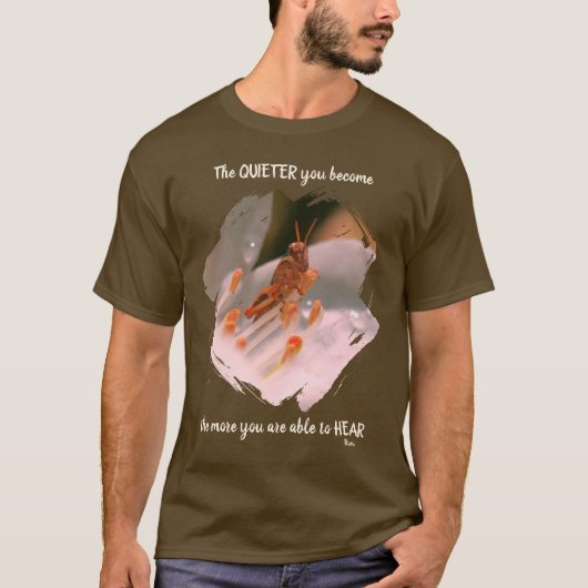 Stil Inspirerend Rumi Citaat T-shirt (Voorkant)