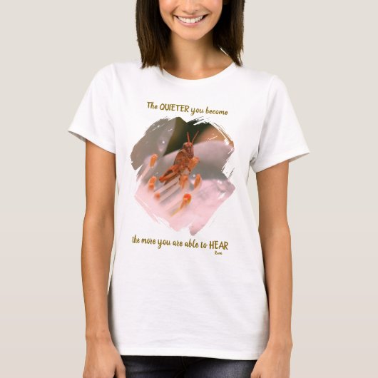 Stil Inspirerend Rumi Citaat T-shirt (Voorkant)