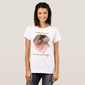 Stil Inspirerend Rumi Citaat T-shirt (Voorkant volledig)