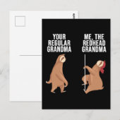 Stil je reguliere grootmoeder me de sukkelaar briefkaart (Voorkant / Achterkant)