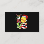 Stil kerstbal kerstkerstkerstkerstkerstkerstman me visitekaartje (Achterkant)