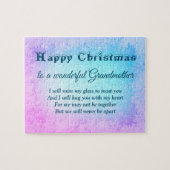 Stil kerstfeest 2020 grootmoeder legpuzzel (Horizontaal)