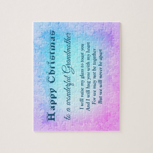 Stil kerstfeest 2020 grootmoeder legpuzzel (Verticaal)