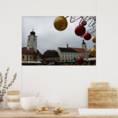 Stil kerstfeest poster (Keuken)