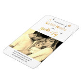 Stil kerstfeest zondagen aankondiging magneet (Linkerzijde)