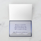 Stil kerstkaartje van nacht feestdagen kaart (Binnen)