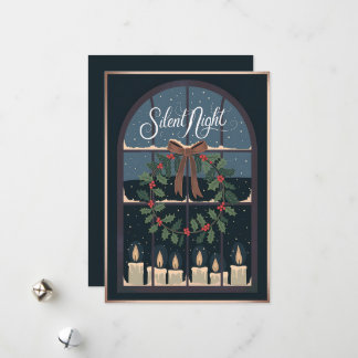 Stil Kerstnacht Kerstkaart