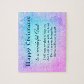 Stil kersttante op afstand legpuzzel (Verticaal)