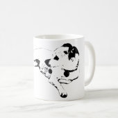 Stil loyaliteitsschets koffiemok (Voorkant rechts)