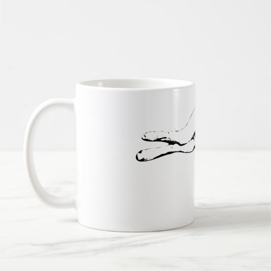 Stil loyaliteitsschets koffiemok (Links)