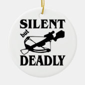 Stil maar dodelijk kruisjager keramisch ornament (Voorkant)