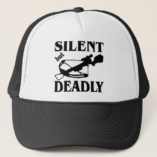 Stil maar dodelijk kruisjager trucker pet (Voorkant)