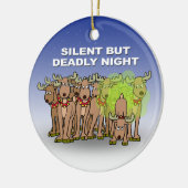 Stil maar overdag nacht keramisch ornament (Links)