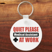 Stil, medisch assistent op het werk sleutelhanger (Voorkant)