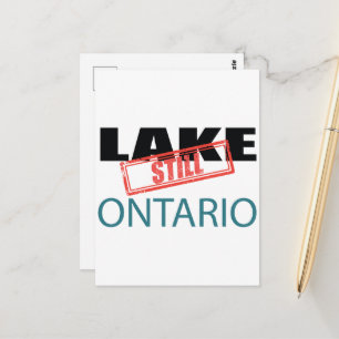Stil meer Ontario Vintage Rode Stempel Kunst Briefkaart