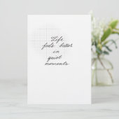Stil moment quote kaart (Staand voorkant)