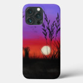 stil - Mooie zonsondergang - tekening Case-Mate iPhone Case (Achterkant)