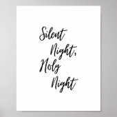 Stil nacht, Heilig Poster (Voorkant)