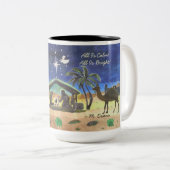 Stil nacht. Heilige Kerstmis Mokken (Voorkant rechts)