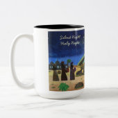 Stil nacht. Heilige Kerstmis Mokken (Links)