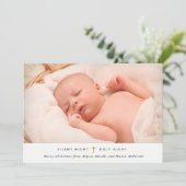 Stil nacht, Heilige nacht | Gold Cross en Foto Feestdagenkaart (Staand voorkant)