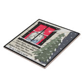 Stil nacht, Heilige nacht Tegeltje (Zijkant)