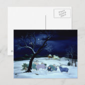 Stil nacht Heilige Nachtnacht 1995 Briefkaart (Voorkant / Achterkant)