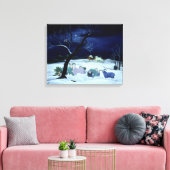 Stil nacht Heilige Nachtnacht 1995 Canvas Afdruk (Insitu (Woonkamer))