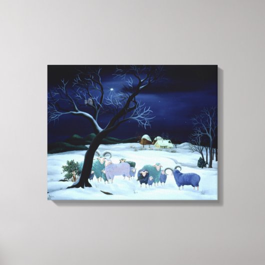 Stil nacht Heilige Nachtnacht 1995 Canvas Afdruk (Voorkant)