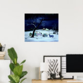 Stil nacht Heilige Nachtnacht 1995 Poster (Thuiskantoor)