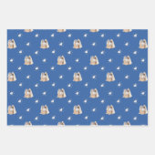 Stil nacht Nativiteitskerst Inpakpapier Vel (Voorkant 3)