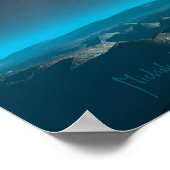 Stil nachtval - ruimteafdrukken poster (Hoek)