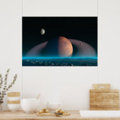 Stil nachtval - ruimteafdrukken poster (Keuken)