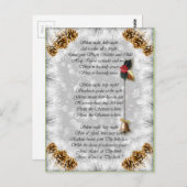 Stil nachtversum briefkaart (Voorkant / Achterkant)