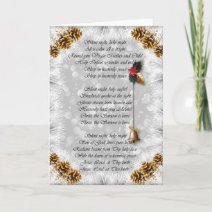 Stil nachtversum feestdagen kaart