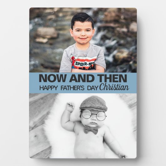 Stil nu en dan de afbeeldingen vaders dag modern fotoplaat (voorkant)