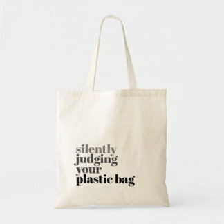 Stil oordelen over uw plastic zak tote bag