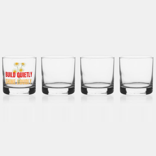 Stil Opbouwen, Hard Shijnen – Motiverend Succes Whisky Glas (Achterkant)