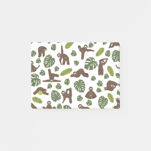 Stil ophouden met Lazy Sloth Post-it® Notes (Voorkant)