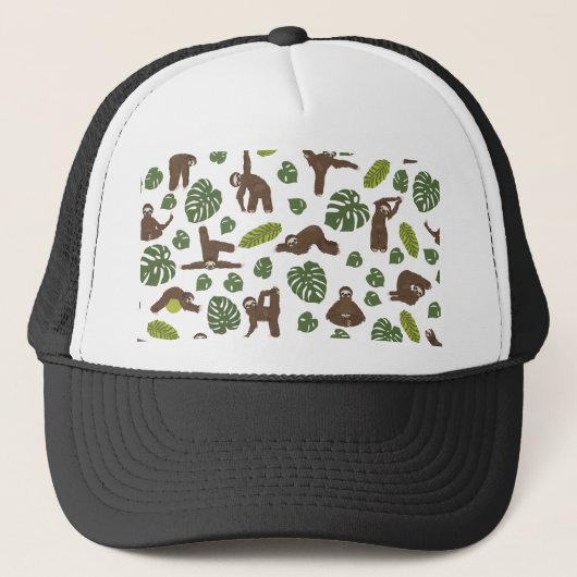 Stil ophouden met Lazy Sloth Trucker Pet (Voorkant)