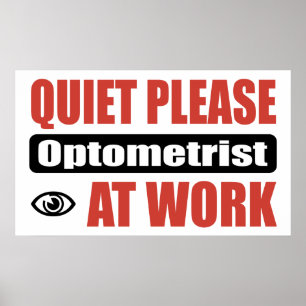 Stil, Optometrist op het werk Poster