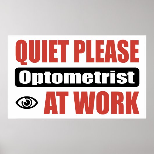 Stil, Optometrist op het werk Poster (Voorkant)