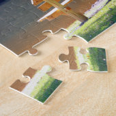 Stil plaats voor een boek van de Bodenbank Legpuzzel (Zijkant)