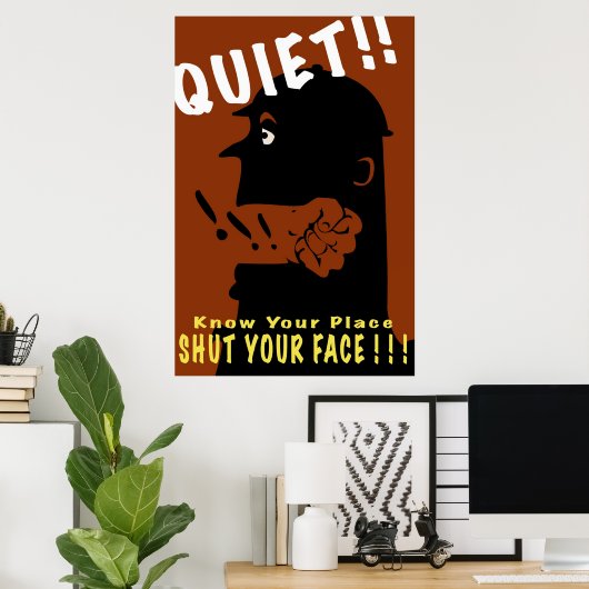 Stil! Poster (Thuiskantoor)