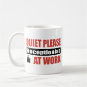 Stil, receptionist op het werk koffiemok (Links)
