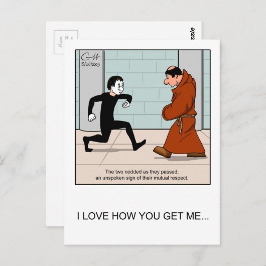 "Stil respect" Briefkaart (Voorkant / Achterkant)