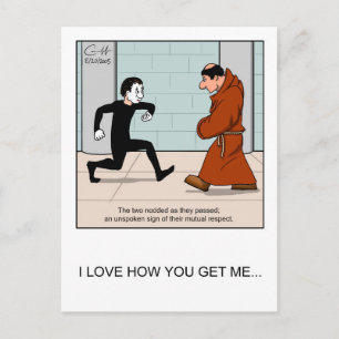 "Stil respect" Briefkaart